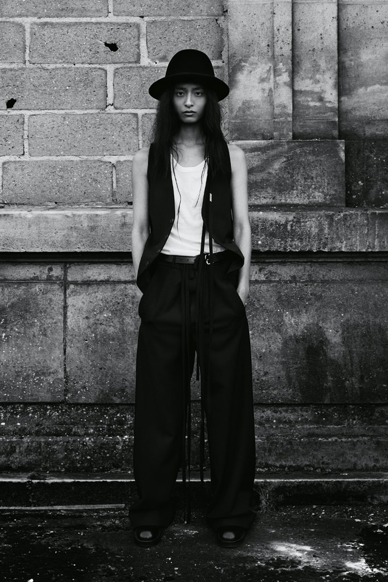 Ann Demeulemeester Fall Winter 2021 Lookbook Collection Paris Fashion Week Menswear Womenswear Androgyny Black and White Fashion