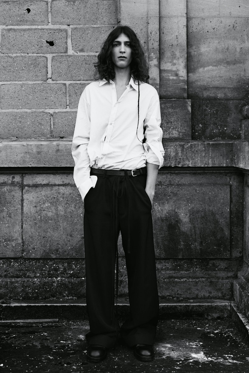 Ann Demeulemeester Fall Winter 2021 Lookbook Collection Paris Fashion Week Menswear Womenswear Androgyny Black and White Fashion