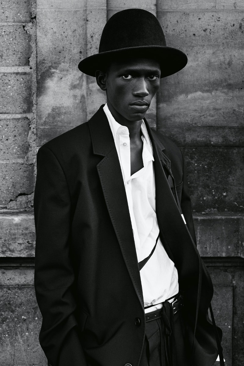 Ann Demeulemeester Fall Winter 2021 Lookbook Collection Paris Fashion Week Menswear Womenswear Androgyny Black and White Fashion