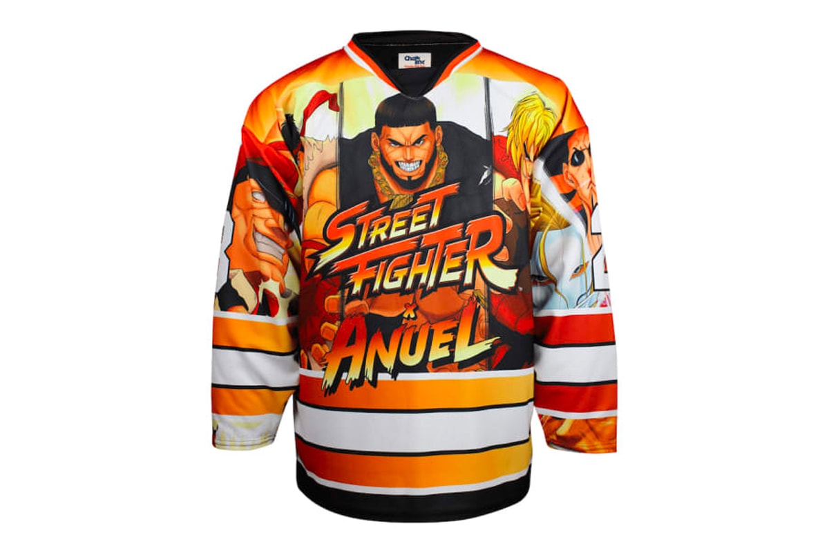 Annuel AA Capcom 'Street Fighter' Capsule Collaboration Collab Colelction Ryu Akuma Ken Guile  