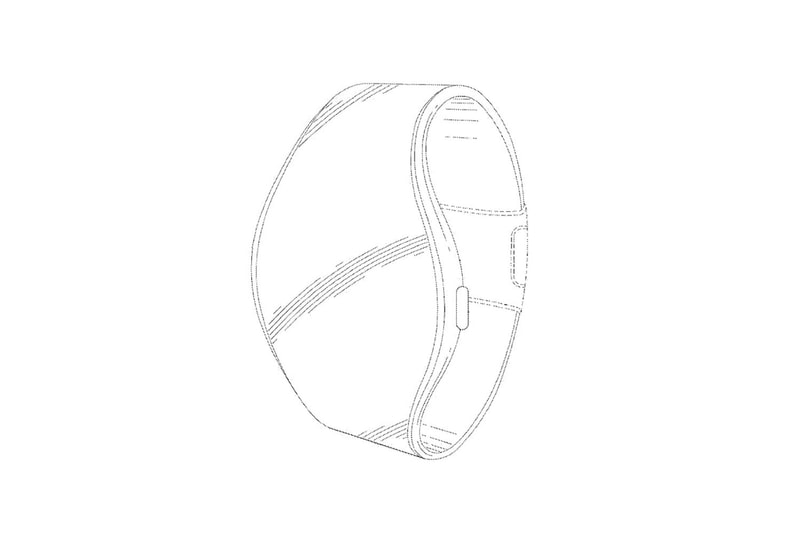apple watch patent filing wraparound flexible display band screen custom Display Module and System Applications LED light sensors