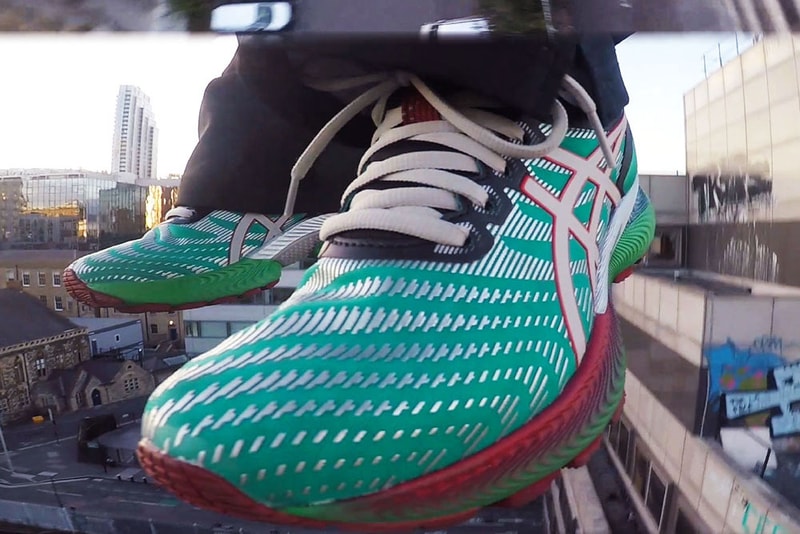ASICS FN1-S GEL-NIMBUS 22 Retro Futurism FLYTEFOAM Kiko Kostadinov Product Design Team Footwear Sneaker News Release Information Japanese Shoe Brand Label Sportswear 