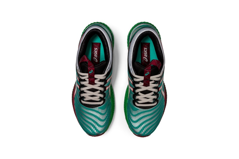 ASICS FN1-S GEL-NIMBUS 22 Retro Futurism FLYTEFOAM Kiko Kostadinov Product Design Team Footwear Sneaker News Release Information Japanese Shoe Brand Label Sportswear 