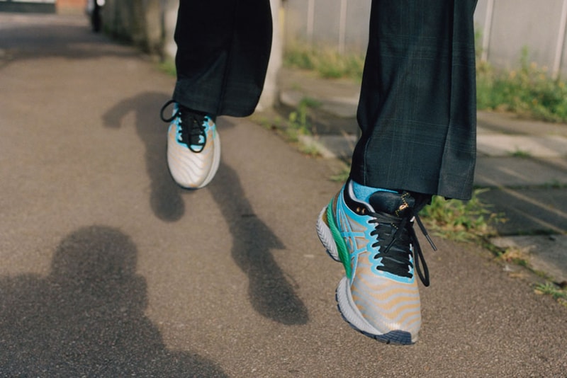 ASICS FN1-S GEL-NIMBUS 22 Retro Futurism FLYTEFOAM Kiko Kostadinov Product Design Team Footwear Sneaker News Release Information Japanese Shoe Brand Label Sportswear 