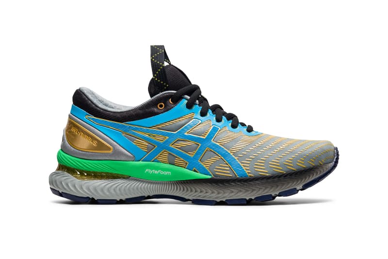 ASICS FN1-S GEL-NIMBUS 22 Retro Futurism FLYTEFOAM Kiko Kostadinov Product Design Team Footwear Sneaker News Release Information Japanese Shoe Brand Label Sportswear 