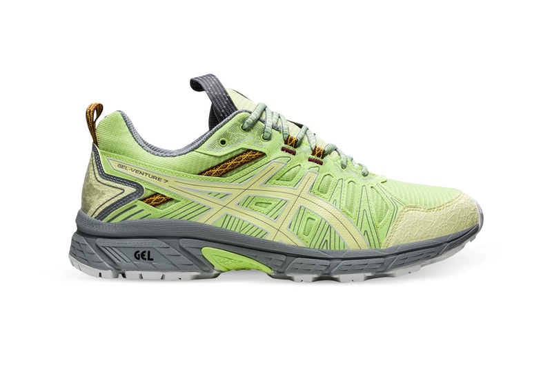 asics gel-venture 7 lime green yellow ox brown release info store list buying guide photos price 