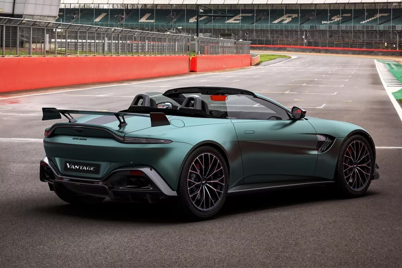 aston martin formula 1 safety car pace 527 horsepower vantage upgrade boost downforce 441 pounds performance model 