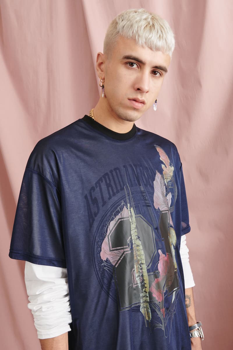 Astrid Andersen Deadstock Fabric Collection Lookbook Lockdown Sustainability Danish Eponymous Luxury Label London Fashion Week Newgen Mens Womens T-Shirts Outerwear Materials Surplus