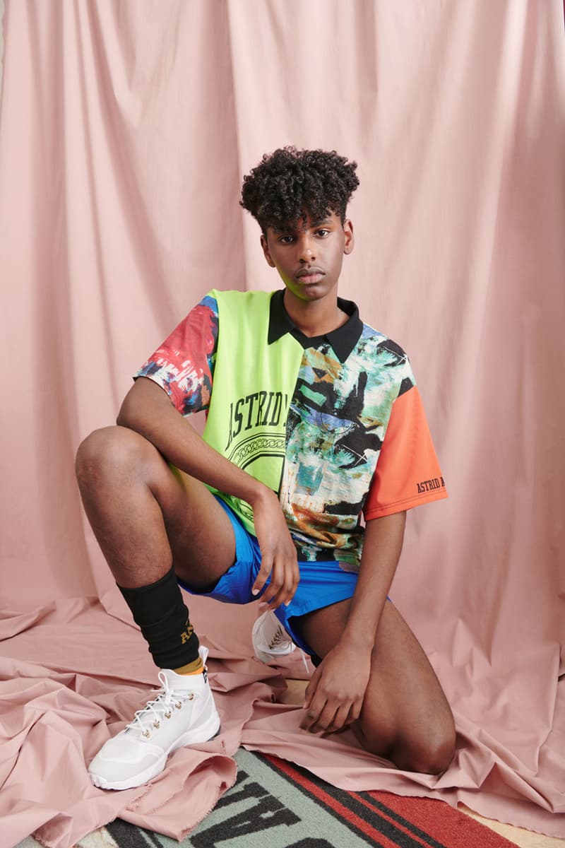 Astrid Andersen Deadstock Fabric Collection Lookbook Lockdown Sustainability Danish Eponymous Luxury Label London Fashion Week Newgen Mens Womens T-Shirts Outerwear Materials Surplus