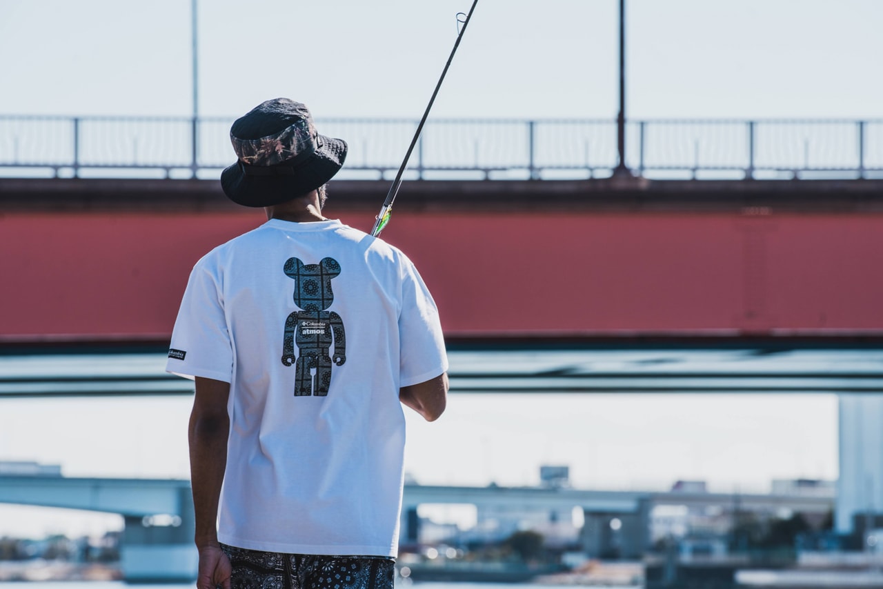 atmos columbia bandanna collection jackets shorts pants t shirts medicom toy bearbrick blue purple yellow red green black white official release date info photos price store list buying guide