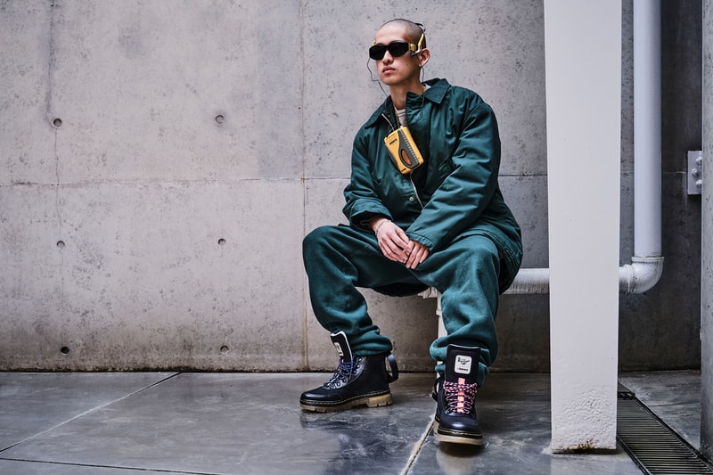 atmos dr martens doc 1461 shoe combs boot black purple pink yellow official release date info photos price store list buying guide