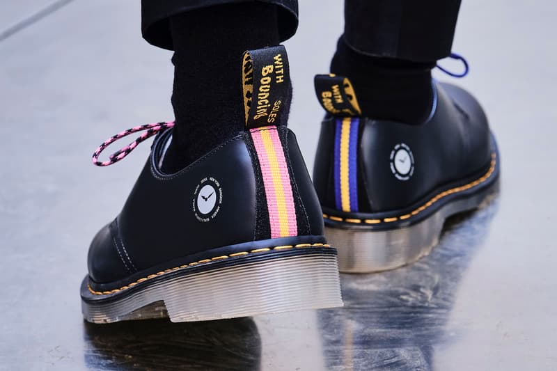 atmos dr martens doc 1461 shoe combs boot black purple pink yellow official release date info photos price store list buying guide