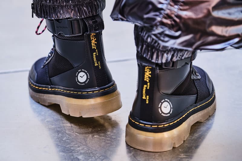 atmos dr martens doc 1461 shoe combs boot black purple pink yellow official release date info photos price store list buying guide