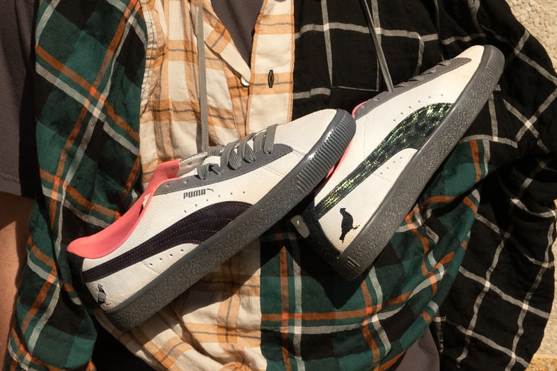 atmos jeff staple puma suede crow and pigeon tan gray red black official release date info photos price store list buying guide