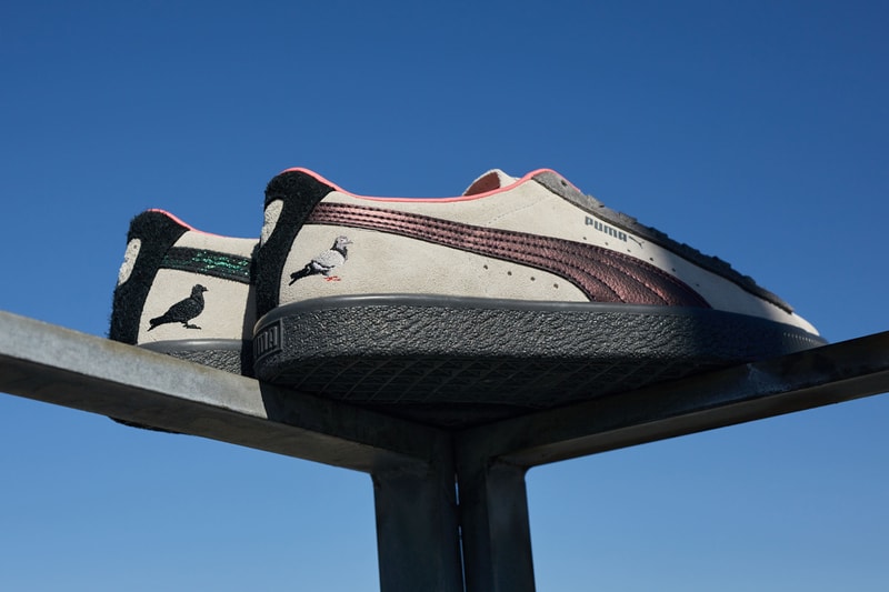 atmos jeff staple puma suede crow and pigeon tan gray red black official release date info photos price store list buying guide