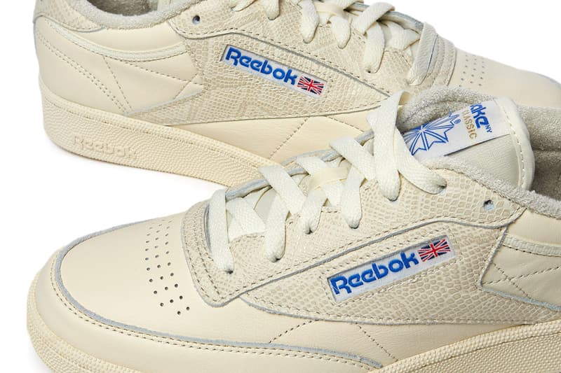 Awake NY x Reebok Club C 85 Classic Leather Angelo Baque Collaboration New York Streetwear Label Designer Release Information Sneakers Shoes Footwear Drop Date Closer First Look H03328 Spring Summer 2021 SS21 "Sandtrap"