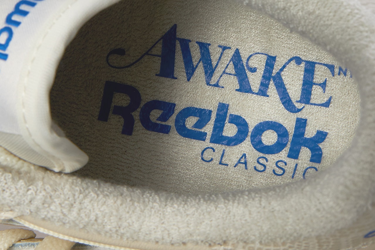 Awake NY x Reebok Club C 85 Classic Leather Angelo Baque Collaboration New York Streetwear Label Designer Release Information Sneakers Shoes Footwear Drop Date Closer First Look H03328 Spring Summer 2021 SS21 "Sandtrap"