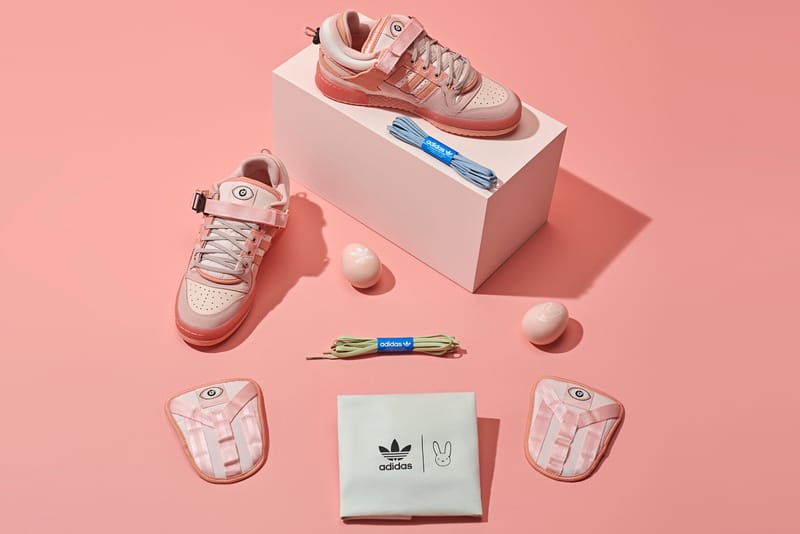 bad bunny x adidas forum buckle low easter egg mens