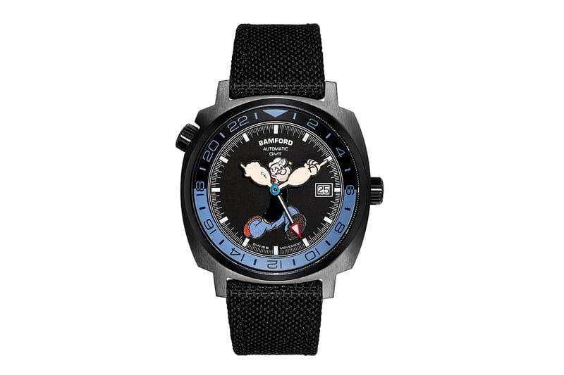 Bamford London Seals Popeye GMT Inside Spinach Tin