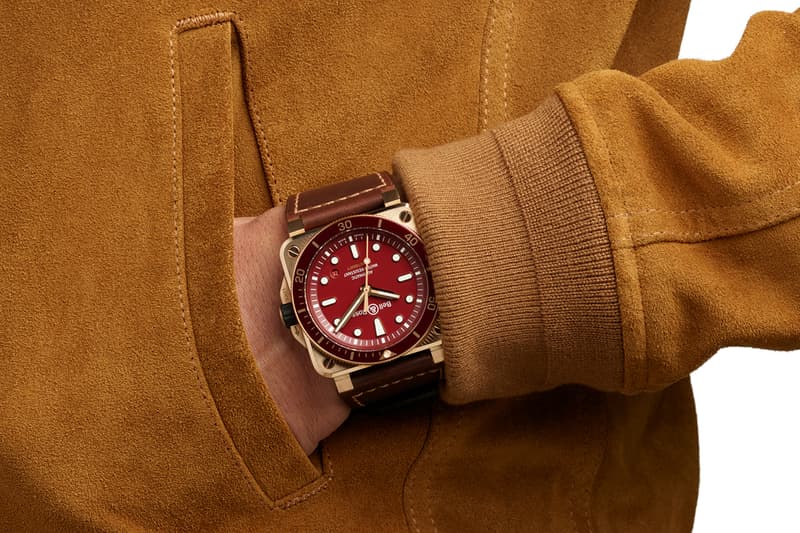 Bell and Ross Completes Colorful Series of Bronze BR 03 92 Divers Watches With Eye Catching Red