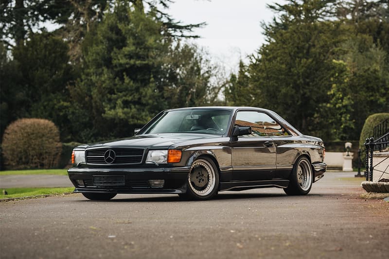 bonhams auctions automotive cars 1989 mercedes benz 560 sec amg wide body rare 6 0 vintage cars 