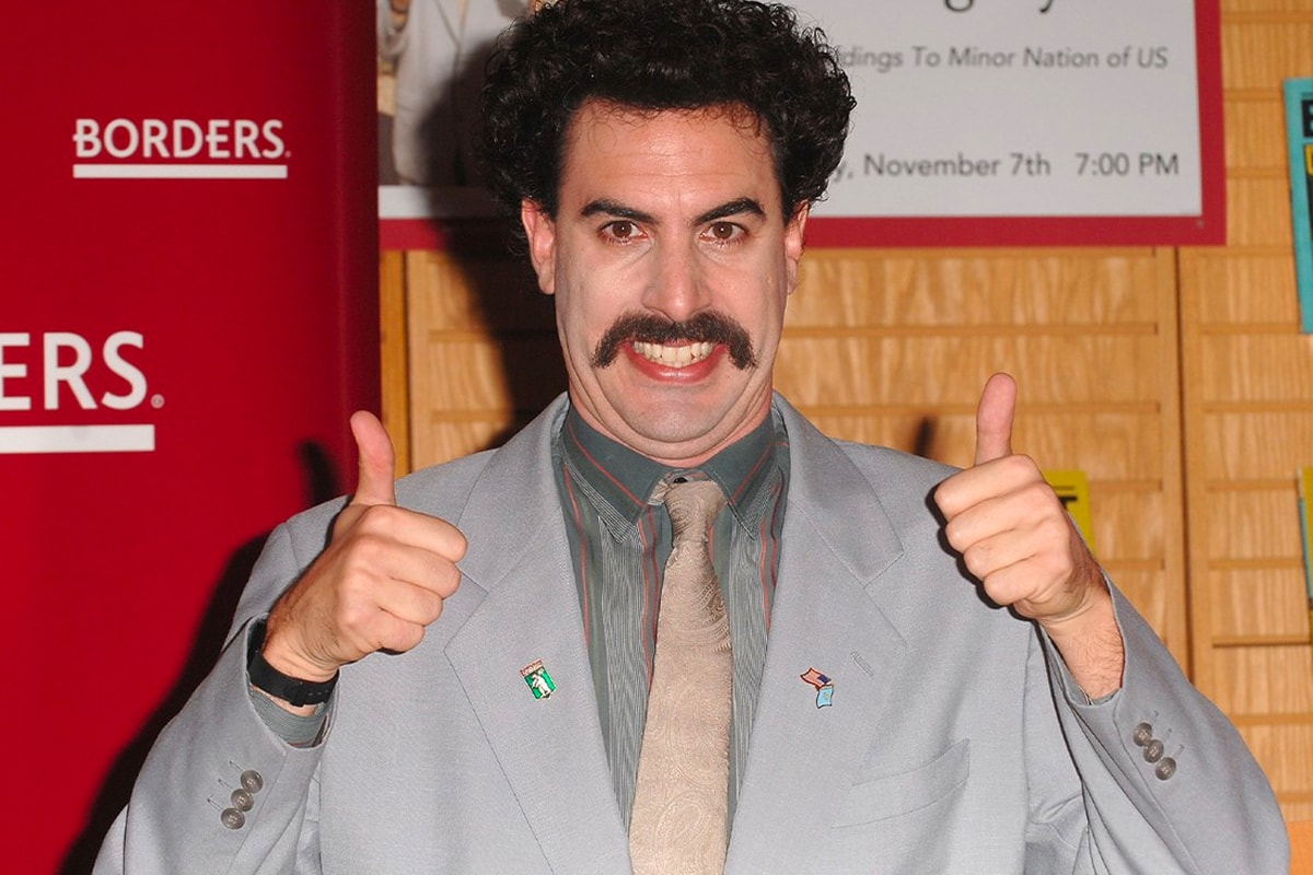 'Borat: Subsequent Moviefilm' Has Set a New Guinness World Record Oscars Longest Title Sasha Baron Cohen Academy Awards Comedy Amazon Prime
