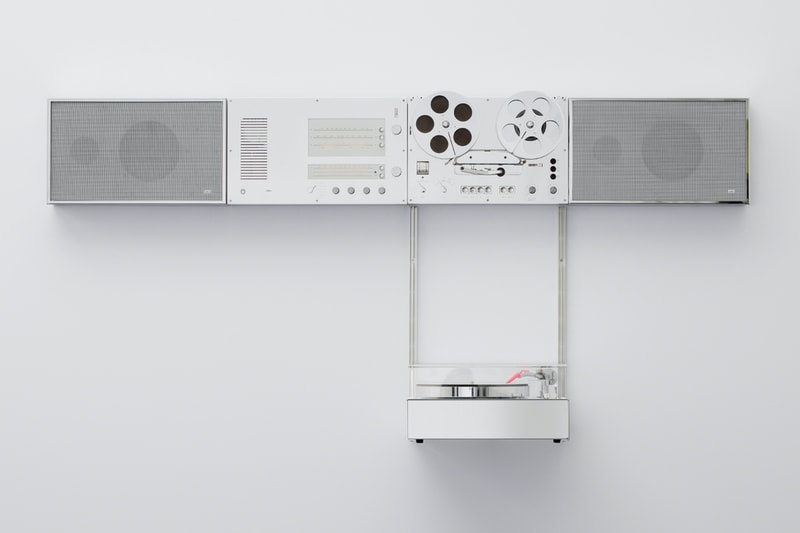 Braun x Virgil Abloh Celebrate 100 Years Good Design functional art off-white louis vuitton 1965 ‘Wandanlage’ hi fi audio soundcloud dj artistic director creative director 