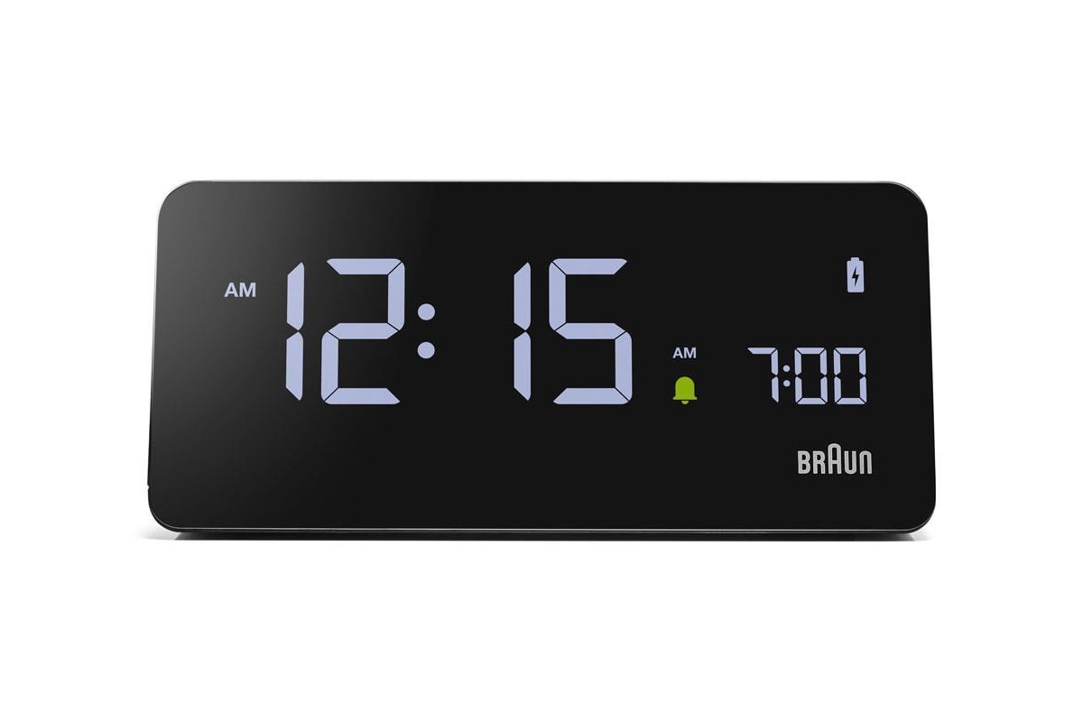 barun bauhaus design dc40 1976 inspired bc21 wireless charger smartphone digital alarm clock 