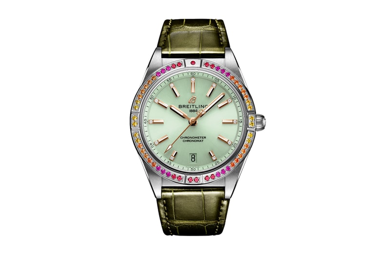 Breitling Launches Seasonal Trio of Brightly Colored Gem Set Chronomat Watches