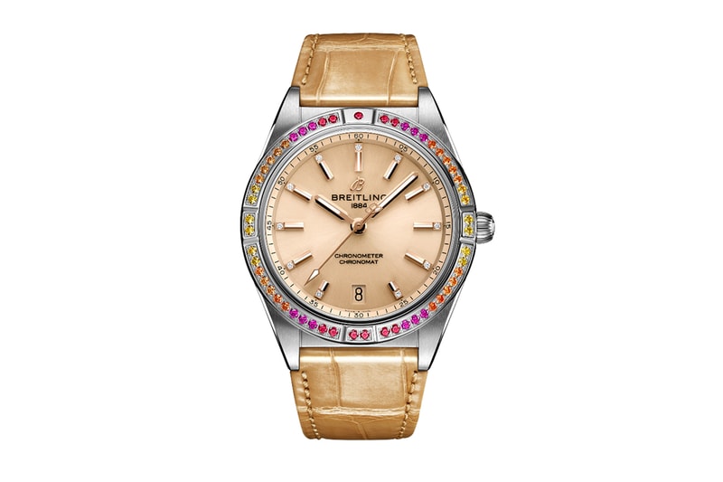 Breitling Launches Seasonal Trio of Brightly Colored Gem Set Chronomat Watches