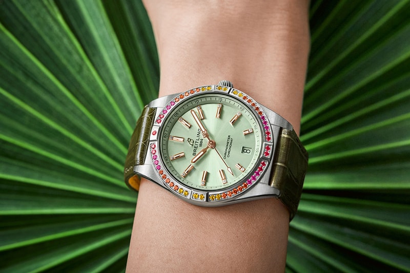 Breitling Launches Seasonal Trio of Brightly Colored Gem Set Chronomat Watches