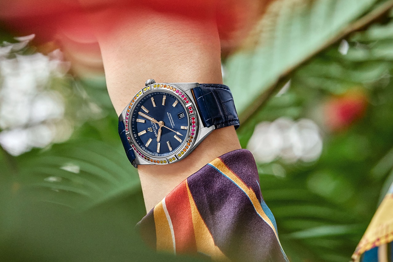 Breitling Launches Seasonal Trio of Brightly Colored Gem Set Chronomat Watches