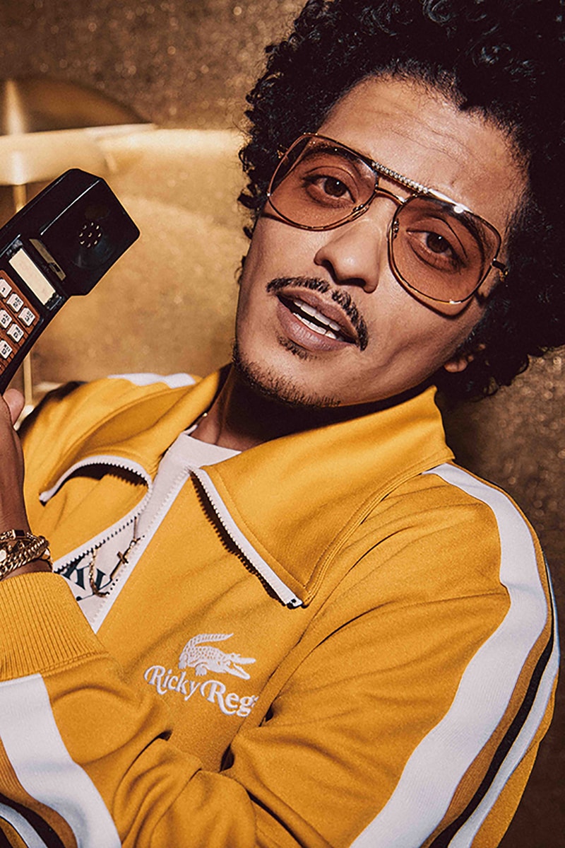 bruno mars lacoste ricky regal collection release date info store list buying guide photos price pop tracksuits shorts polo t shirts pants,slides and socks aviator sunglasses