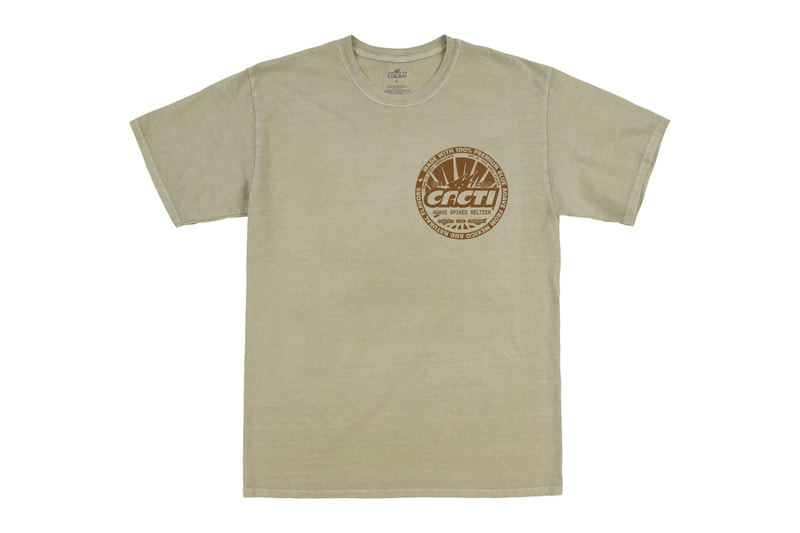 CACTI Spiked Seltzer official merch release travis scott alcohol drinks rapper hip -hop endorsements Anheuser-Busch