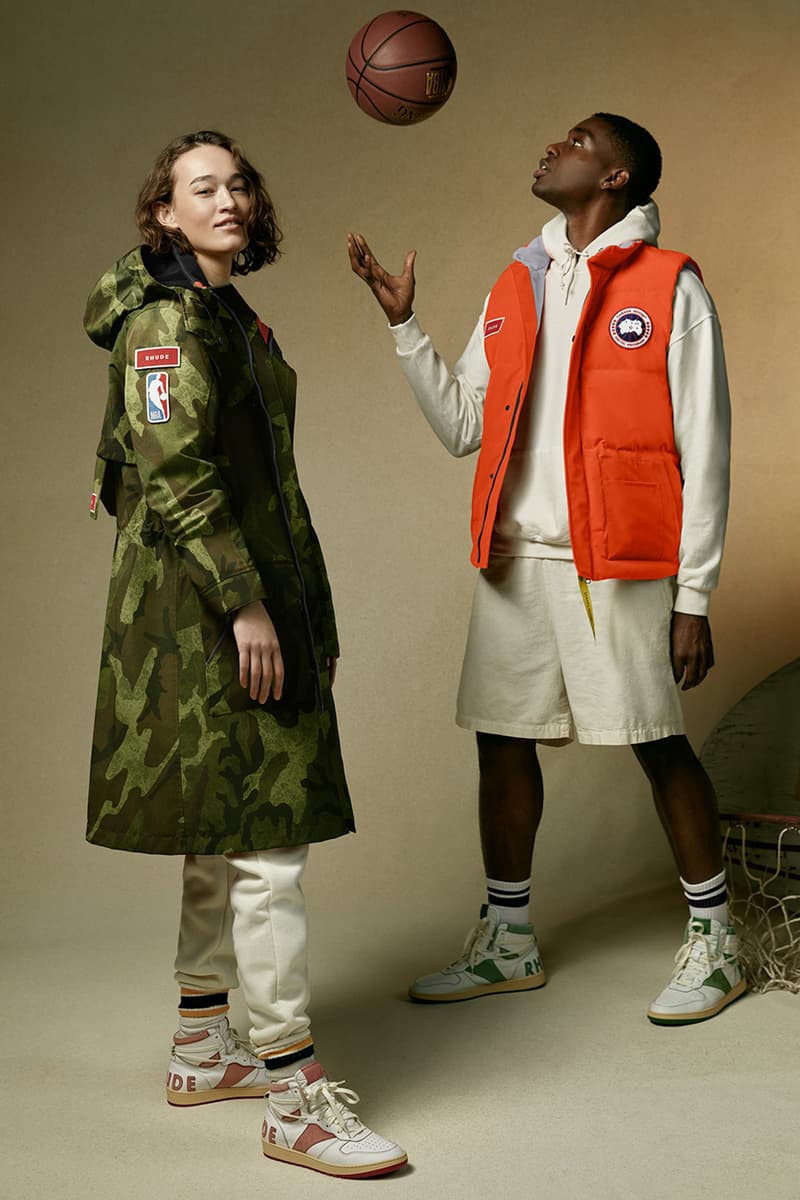 canada goose rhude nba outerwear collection hooded jacket puffer vest release info date price store list buying guide 