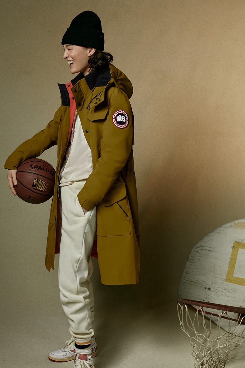 canada goose rhude nba outerwear collection hooded jacket puffer vest release info date price store list buying guide 