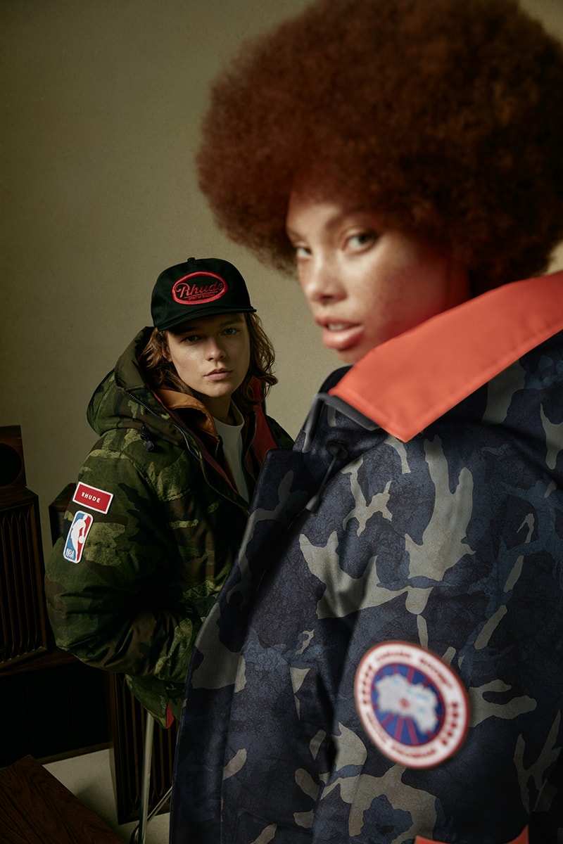 canada goose rhude nba outerwear collection hooded jacket puffer vest release info date price store list buying guide 