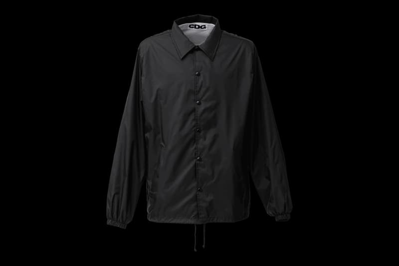 COMME des GARÇONS CDG Reversible Coaches jacket Staff Coat colorway release date info buy logo fleece play dover street market dsm