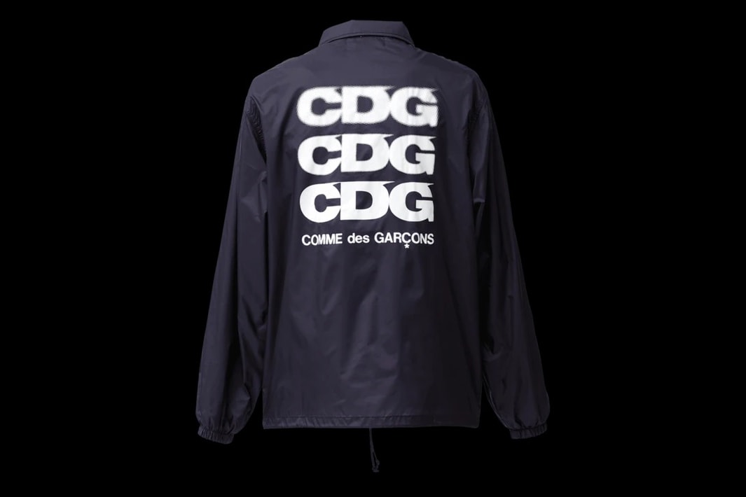 COMME des GARÇONS CDG Reversible Coaches jacket Staff Coat colorway release date info buy logo fleece play dover street market dsm