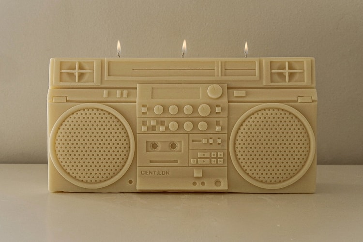 cent.ldn Crafts a JVC RC M90 Boombox Candle