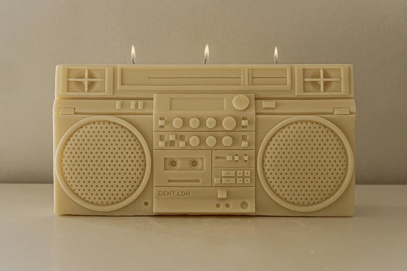 cent.ldn JVC RC M90 Boombox CANDLE release beastie boys ll cool j LL Cool J audio tapes cassettes music '90s '80s candles home decor style
