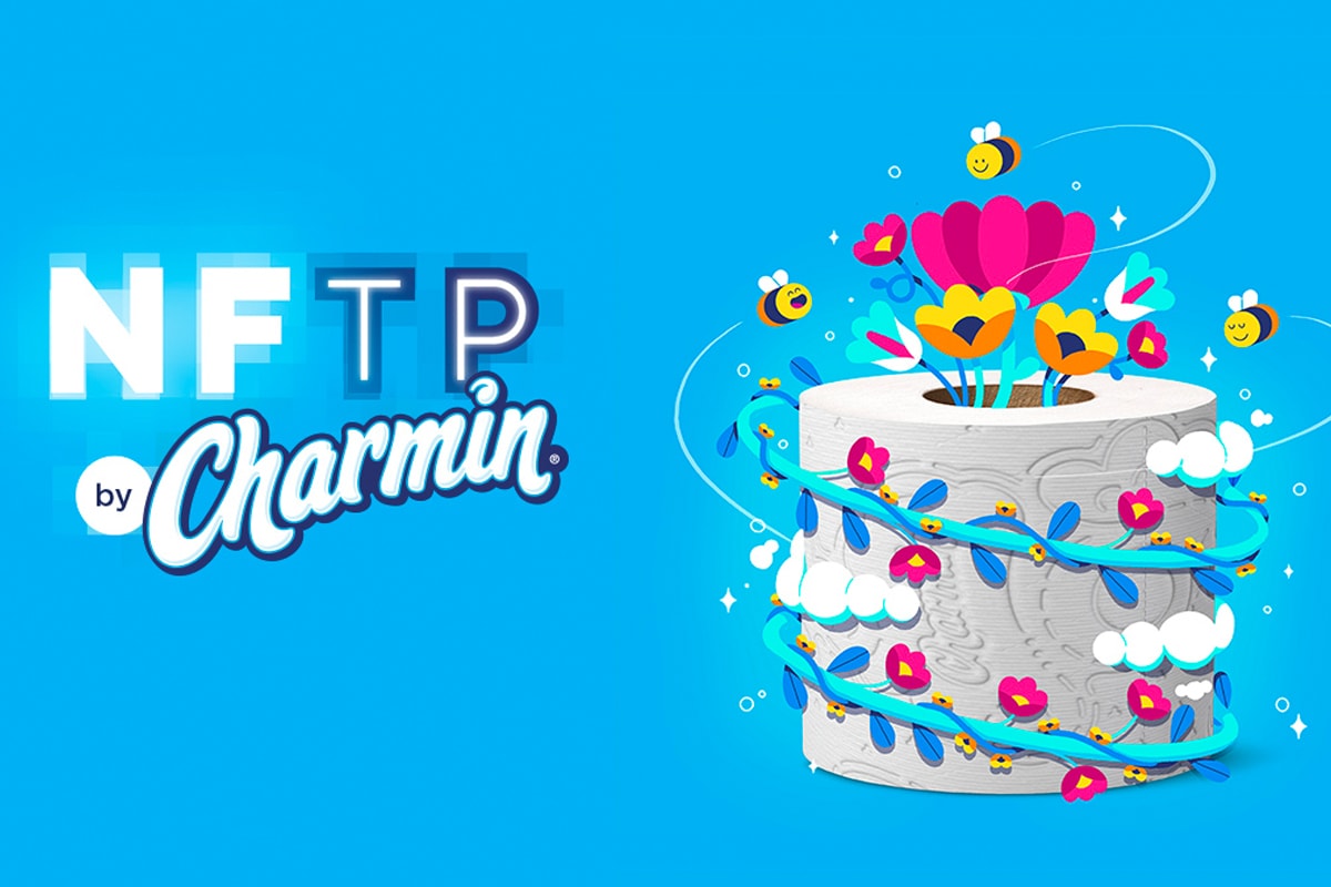 Charmin Unveils First NFT Toilet Paper Artwork non-fungible tokens digital artworks Charmin toilet paper world's first non-fungible toilet paper bids