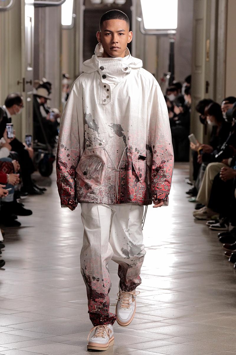 Children of the Discordance Fall/Winter 2021 Runway collection show fw21 face aj collaboration africa japan rakuten tokyo fashion week patchwork bandanna recouture