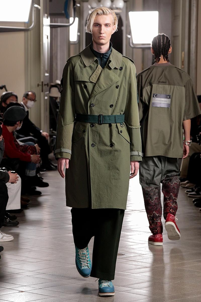 Children of the Discordance Fall/Winter 2021 Runway collection show fw21 face aj collaboration africa japan rakuten tokyo fashion week patchwork bandanna recouture