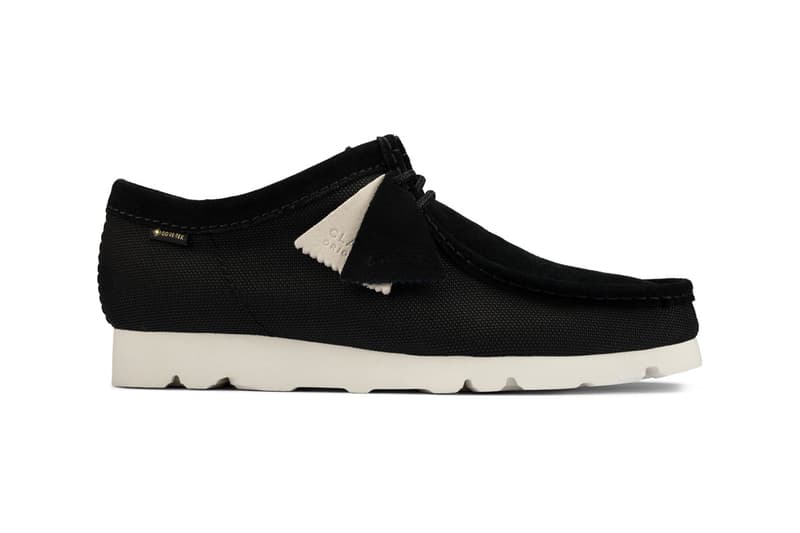 Clarks Originals Wallabee GORE-TEX Release Info white leather grey suede black canvas waterproof 