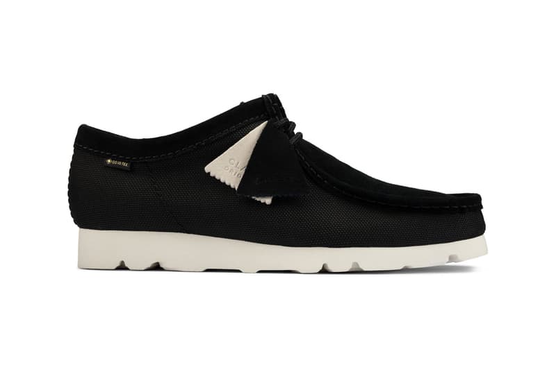 Clarks Originals Wallabee GORE-TEX Release Info white leather grey suede black canvas waterproof