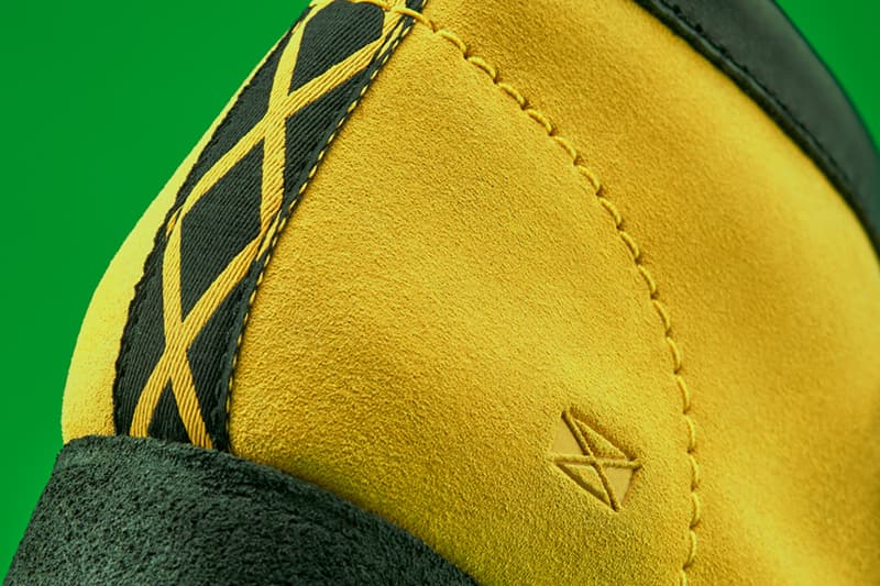 Clarks Originals Jamaica Pack Release Information yellow green wallabee desert boot trek hang tag fob