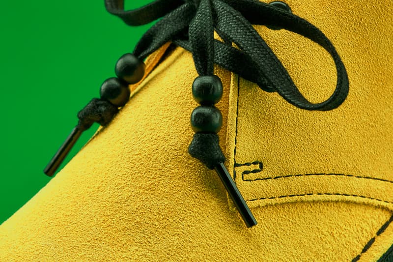 Clarks Originals Jamaica Pack Release Information yellow green wallabee desert boot trek hang tag fob