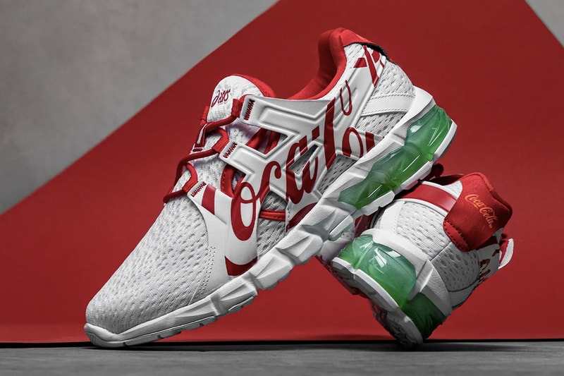 Coca-Cola x ASICS GEL-Quantum 90 "White/Coke Red" 1023A062-100 Atlanta Soft Drinks Fizzy Pop Coke Collaboration Release Information Drop Date Closer First Look Shoe Footwear Sneaker KITH Converse 
