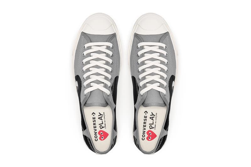 comme des garcons play converse jack purcell gray black red release date info store list buying guide photos price dover street market